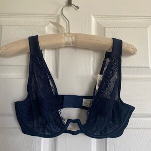 aerie lace and satin bra